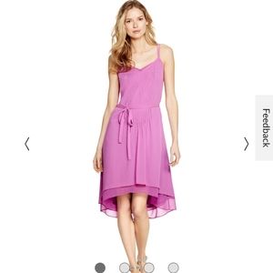 FINAL PRICE WHBM Sleeveless Pintuck Soft Dress in Orchid